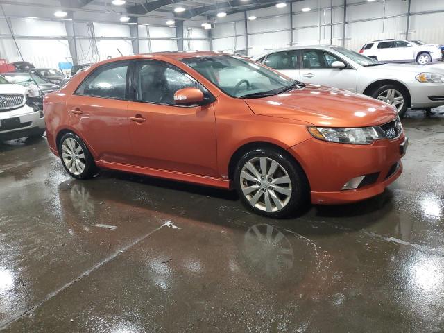 KNAFW4A37A5139603 - 2010 KIA FORTE SX ORANGE photo 4