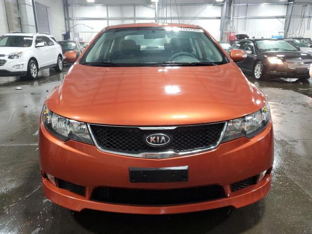 KNAFW4A37A5139603 - 2010 KIA FORTE SX ORANGE photo 5