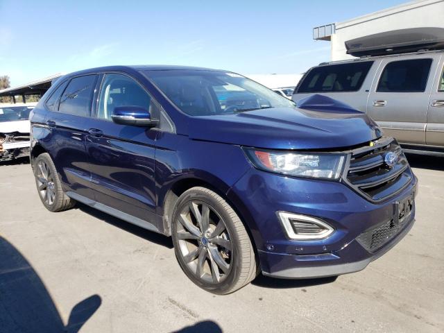 2FMPK4AP9GBB41777 - 2016 FORD EDGE SPORT BLUE photo 4