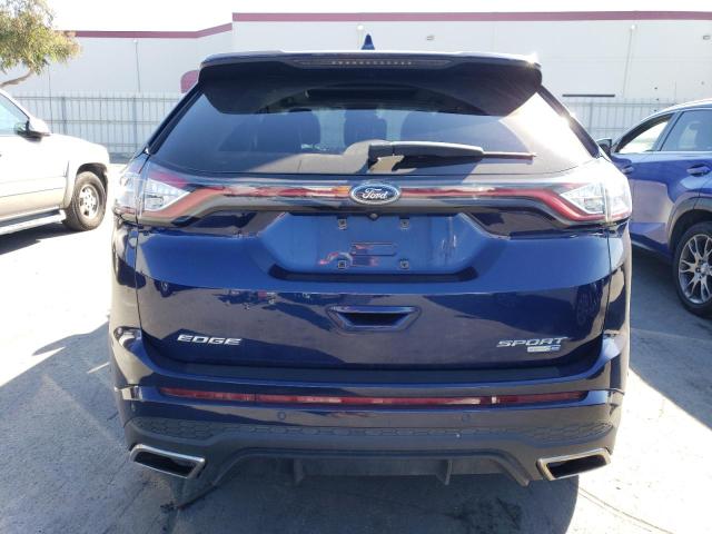 2FMPK4AP9GBB41777 - 2016 FORD EDGE SPORT BLUE photo 6