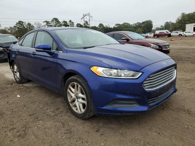 3FA6P0H71GR273133 - 2016 FORD FUSION SE BLUE photo 4