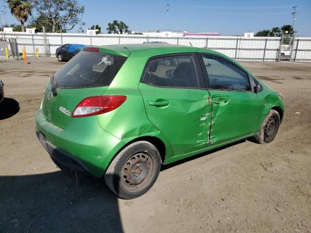 JM1DE1KZ7C0150311 - 2012 MAZDA MAZDA2 GREEN photo 3