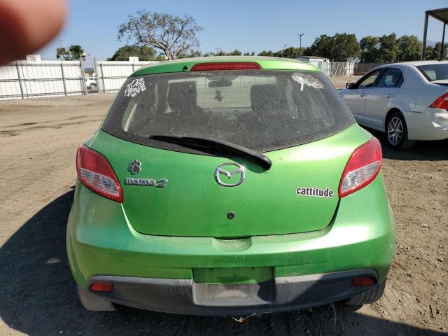 JM1DE1KZ7C0150311 - 2012 MAZDA MAZDA2 GREEN photo 6