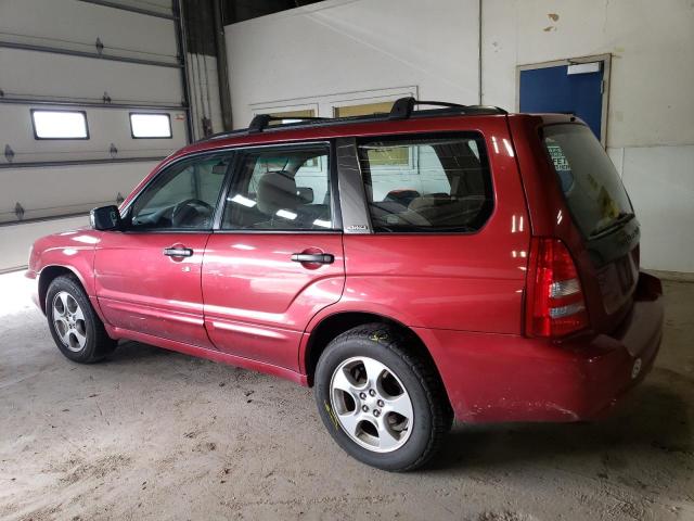 JF1SG65634H748856 - 2004 SUBARU FORESTER 2.5XS RED photo 2