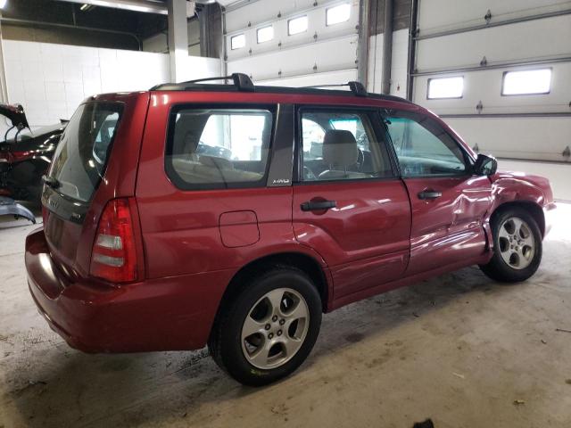 JF1SG65634H748856 - 2004 SUBARU FORESTER 2.5XS RED photo 3