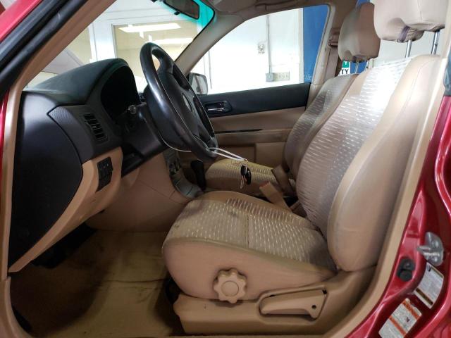 JF1SG65634H748856 - 2004 SUBARU FORESTER 2.5XS Красный фото 7