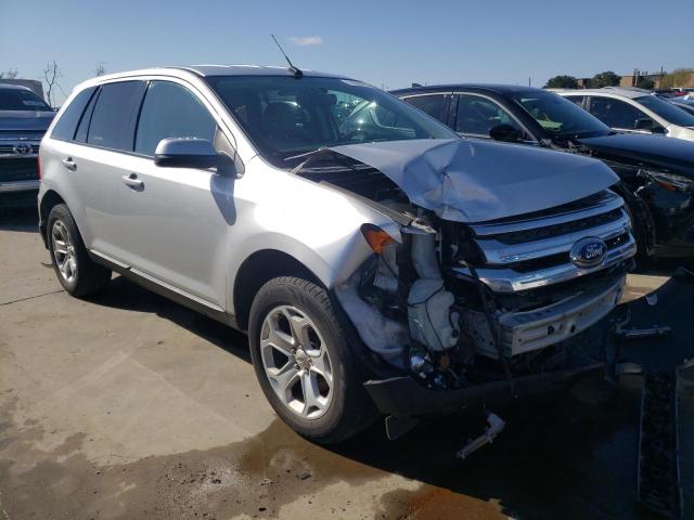 2FMDK3JC4EBB17703 - 2014 FORD EDGE SEL SILVER photo 4