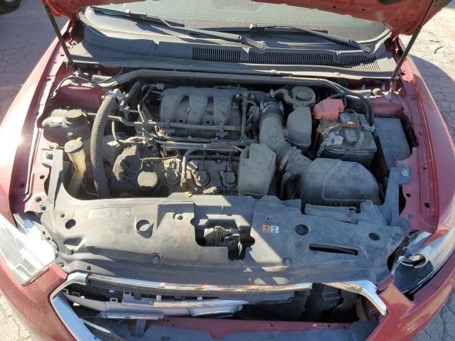 1FAHP2H82FG199286 - 2015 FORD TAURUS SEL RED photo 11