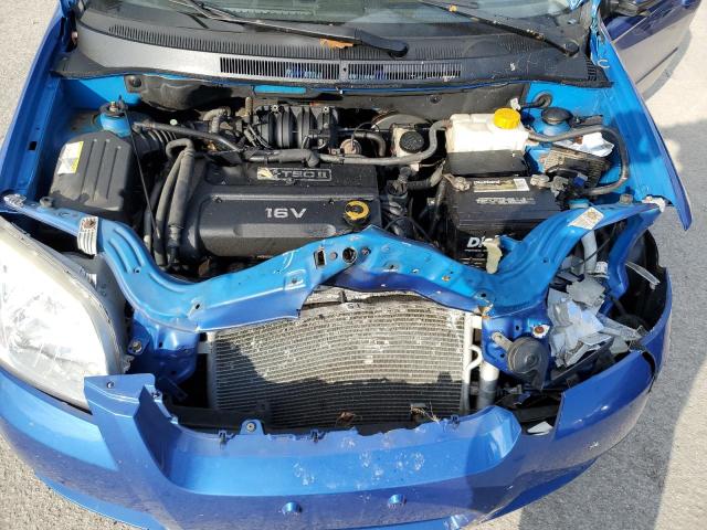 KL1TD56657B051087 - 2007 CHEVROLET AVEO BASE BLUE photo 11