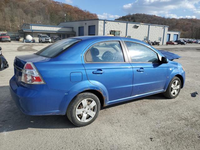 KL1TD56657B051087 - 2007 CHEVROLET AVEO BASE BLUE photo 3