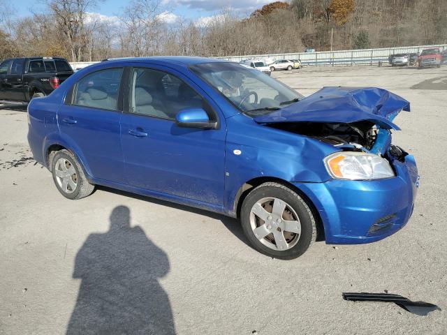 KL1TD56657B051087 - 2007 CHEVROLET AVEO BASE BLUE photo 4