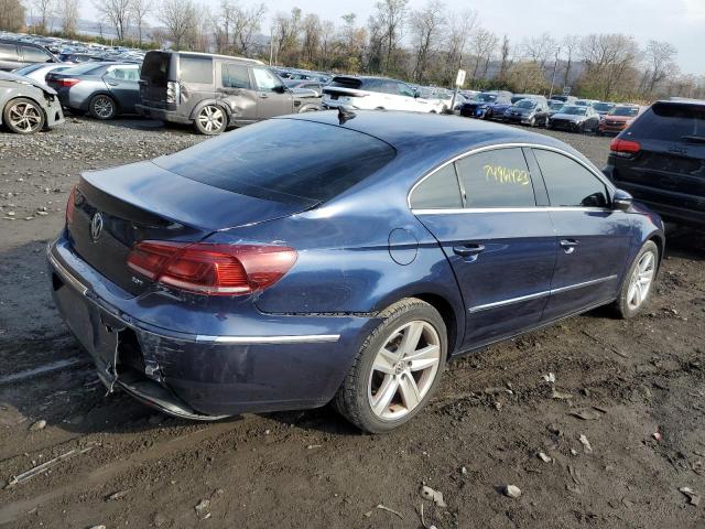 WVWBN7AN5EE526731 - 2014 VOLKSWAGEN CC SPORT BLUE photo 3