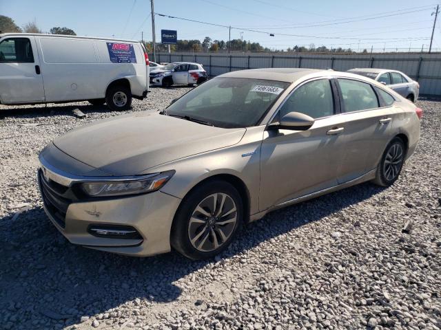 1HGCV3F45KA015716 - 2019 HONDA ACCORD HYBRID EX CREAM photo 1