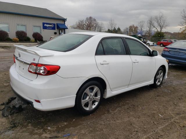 2T1BU4EE2BC593152 - 2011 TOYOTA COROALLA BASE WHITE photo 3