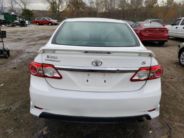 2T1BU4EE2BC593152 - 2011 TOYOTA COROALLA BASE WHITE photo 6