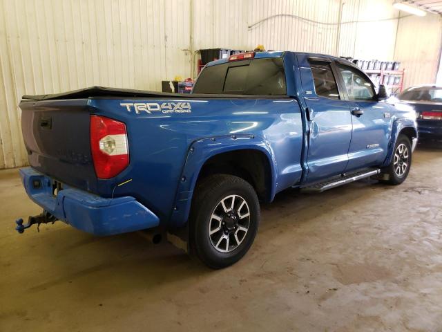 5TFUY5F10GX570198 - 2016 TOYOTA TUNDRA DOUBLE CAB SR/SR5 BLUE photo 3