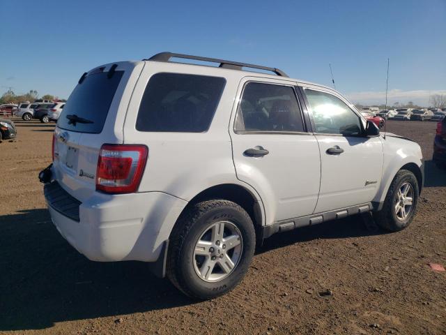 1FMCU59359KA71297 - 2009 FORD ESCAPE HYBRID WHITE photo 3