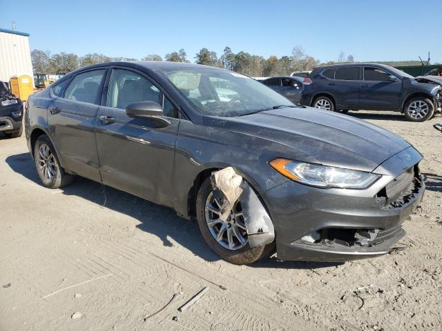 3FA6P0G74HR168511 - 2017 FORD FUSION S GRAY photo 4