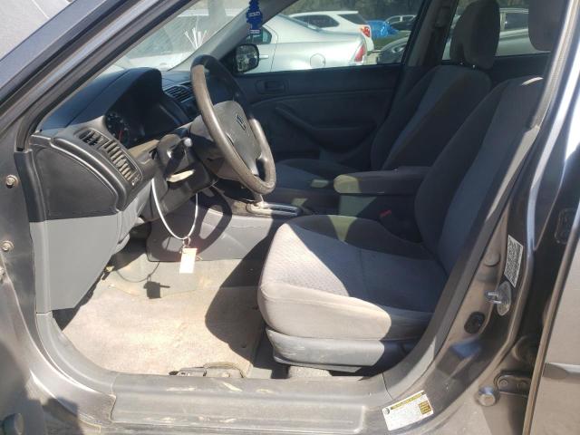 1HGES163X5L015832 - 2005 HONDA CIVIC DX VP GRAY photo 7