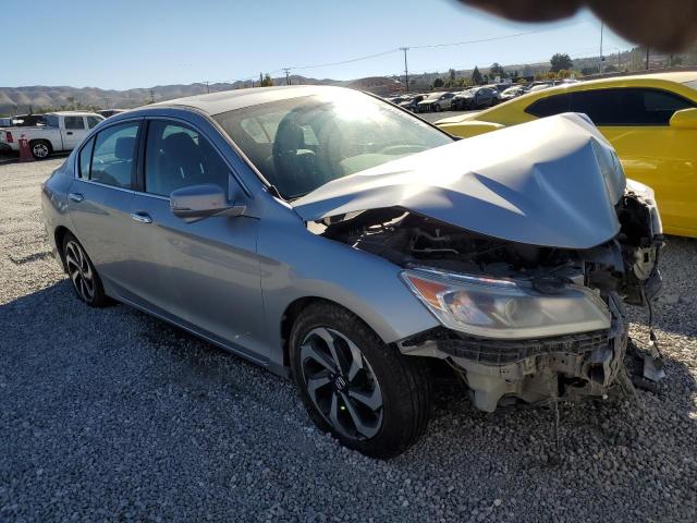 1HGCR2F86HA074199 - 2017 HONDA ACCORD EXL SILVER photo 4