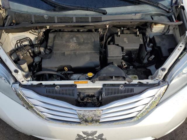 5TDYK3DC4DS397217 - 2013 TOYOTA SIENNA XLE WHITE photo 12