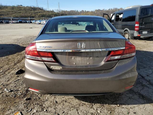 2HGFB2F57DH582894 - 2013 HONDA CIVIC LX CHARCOAL photo 6