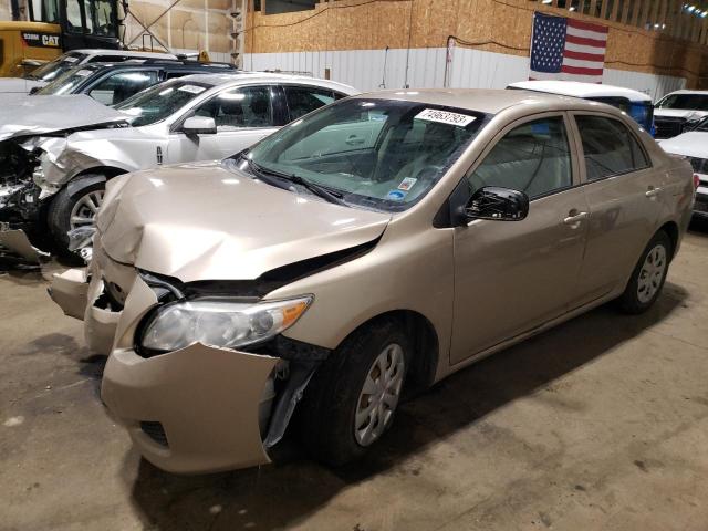 1NXBU40E69Z090756 - 2009 TOYOTA COROLLA CE BASE GOLD photo 1