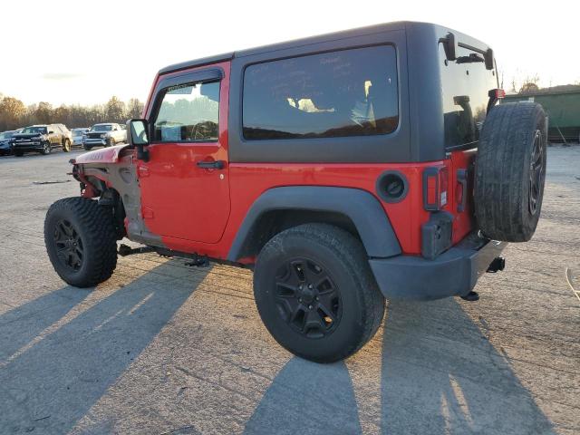 1C4AJWAG8FL657569 - 2015 JEEP WRANGLER SPORT RED photo 2