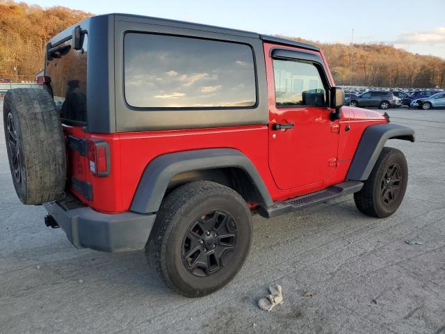 1C4AJWAG8FL657569 - 2015 JEEP WRANGLER SPORT RED photo 3