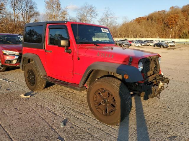 1C4AJWAG8FL657569 - 2015 JEEP WRANGLER SPORT RED photo 4