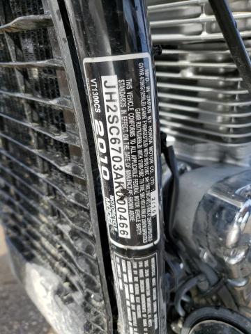 JH2SC6703AK000466 - 2010 HONDA VT1300 CS BLACK photo 10