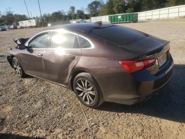 1G1ZF5SX1GF213679 - 2016 CHEVROLET MALIBU LT BROWN photo 2