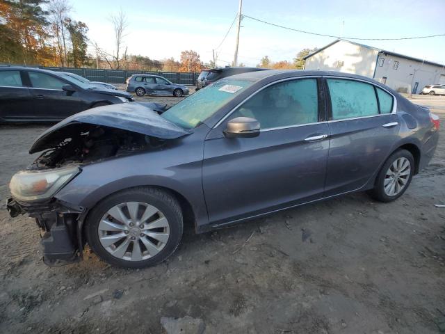 1HGCR2F78EA045600 - 2014 HONDA ACCORD EX GRAY photo 1