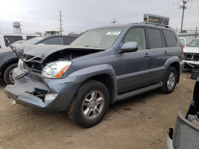 JTJBT20X330021614 - 2003 LEXUS GX 470 BLUE photo 1