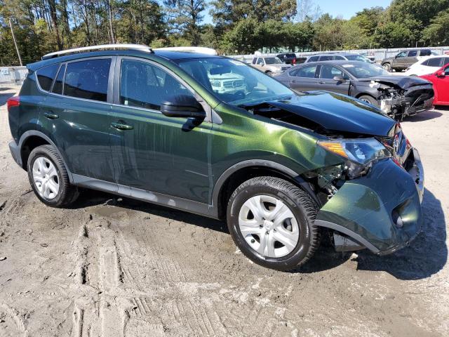 2T3ZFREV6DW016378 - 2013 TOYOTA RAV4 LE GREEN photo 4