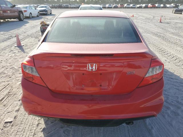 2HGFB6E58CH703052 - 2012 HONDA CIVIC SI RED photo 6