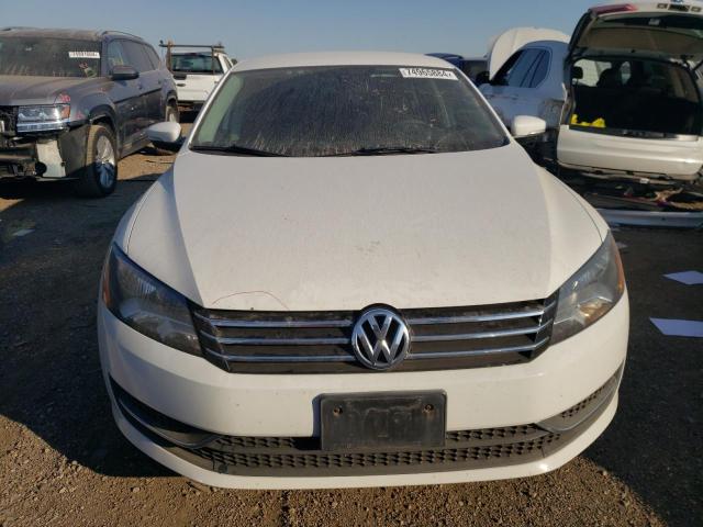 1VWAP7A39DC149896 - 2013 VOLKSWAGEN PASSAT S WHITE photo 5