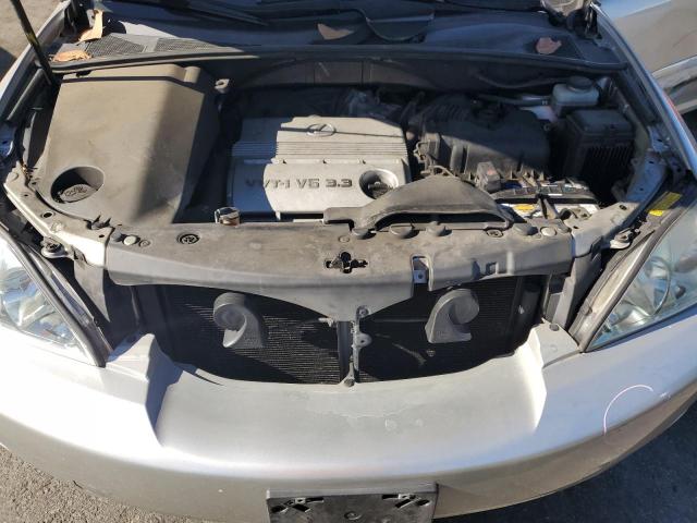 JTJGA31U450045672 - 2005 LEXUS RX 330 SILVER photo 12