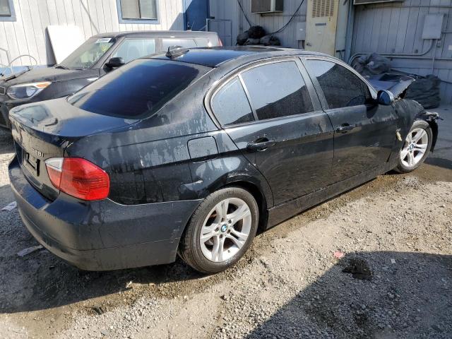 WBAVC53588FZ89320 - 2008 BMW 328 I SULEV BLACK photo 3