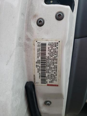 JT2BG22K8W0144346 - 1998 TOYOTA CAMRY CE WHITE photo 12