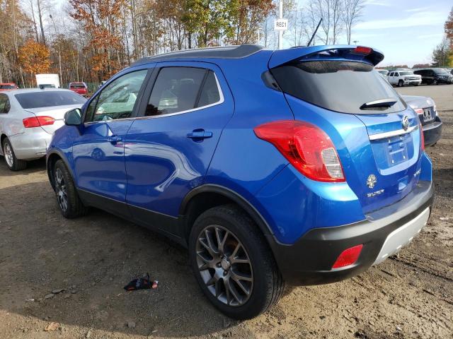 KL4CJ2SMXGB638285 - 2016 BUICK ENCORE SPORT TOURING BLUE photo 2