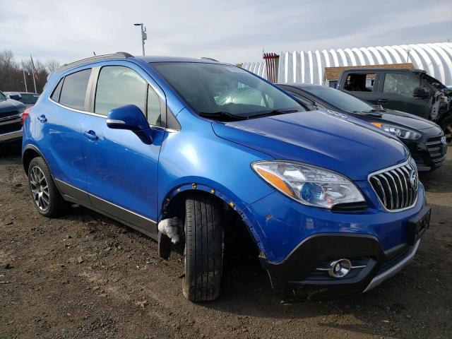 KL4CJ2SMXGB638285 - 2016 BUICK ENCORE SPORT TOURING BLUE photo 4