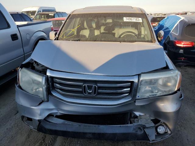 5FNYF3H54CB001080 - 2012 HONDA PILOT EXL GRAY photo 5