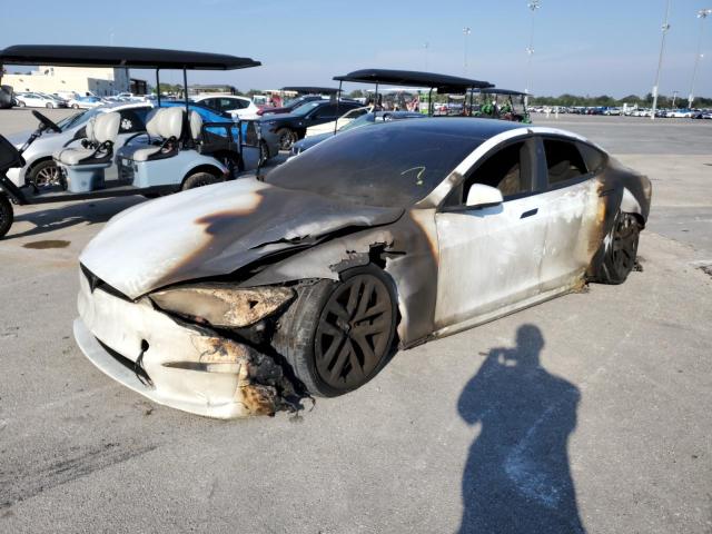 5YJSA1E68NF462291 - 2022 TESLA MODEL S WHITE photo 1