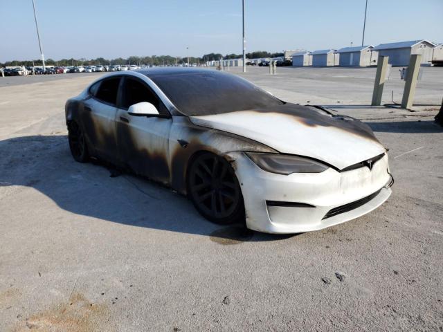 5YJSA1E68NF462291 - 2022 TESLA MODEL S WHITE photo 4