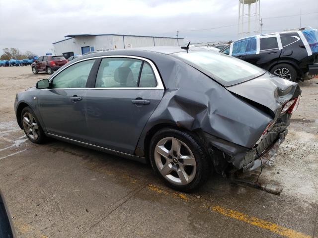 1G1ZH57B884254587 - 2008 CHEVROLET MALIBU 1LT BLUE photo 2