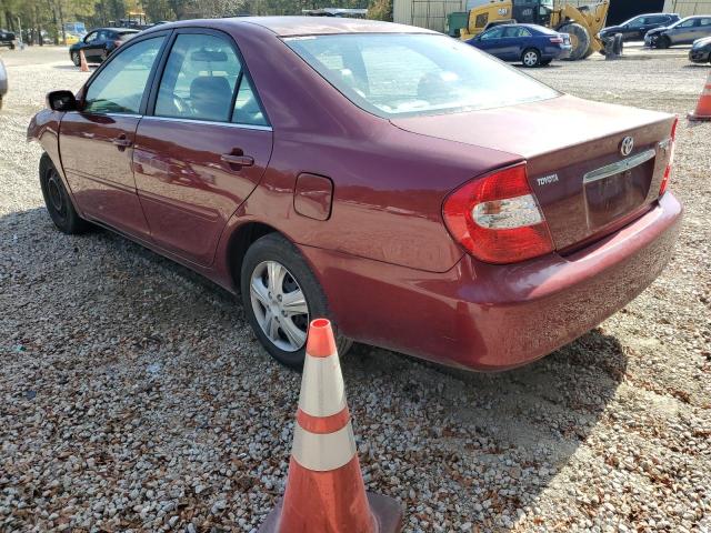 4T1BF32KX3U048153 - 2003 TOYOTA CAMRY LE RED photo 2