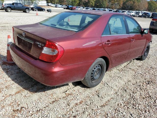 4T1BF32KX3U048153 - 2003 TOYOTA CAMRY LE RED photo 3