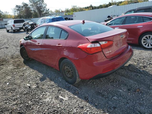 KNAFK4A64E5068453 - 2014 KIA FORTE LX RED photo 2