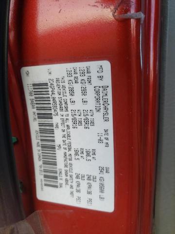 2D4GP44L04R593475 - 2004 DODGE GRAND CARA SXT RED photo 13